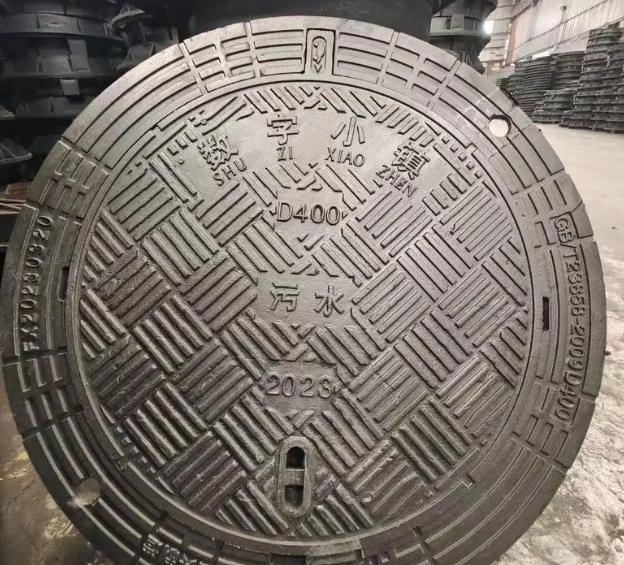 甘孜球墨铸铁防沉降井盖展示